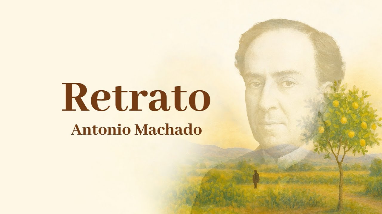 Retrato, de Antonio Machado, para conmemorar el Día Mundial del Libro