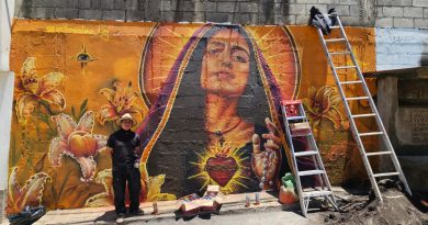 Artistas transforman Santa María de Jesús con 20 murales de vírgenes